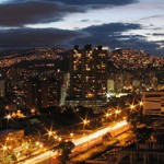Вечерний город Каракас
